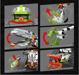 Robot teledirigido para construir, tipo lego