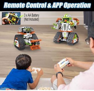 Robot teledirigido para construir, tipo lego