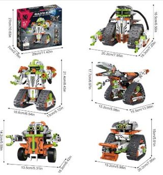 Robot teledirigido para construir, tipo lego