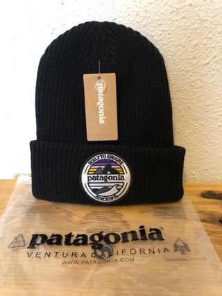 Gorro lana patagonia negro