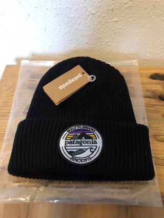 Gorro lana patagonia negro