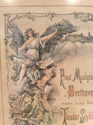 Cartel de Concierto Beethoven 1895