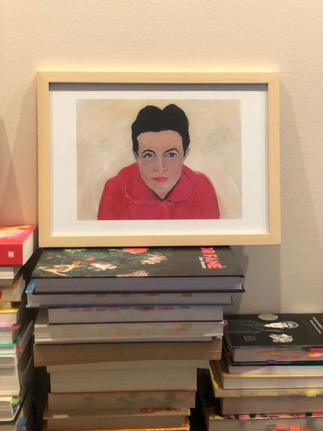 Hannah Arendt y Simone de Beauvoir escritoras Arte