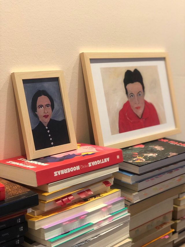 Hannah Arendt y Simone de Beauvoir escritoras Arte