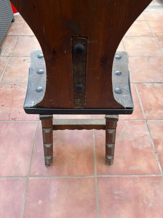 Silla madera antigua