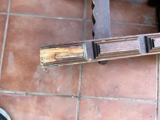 Silla madera antigua