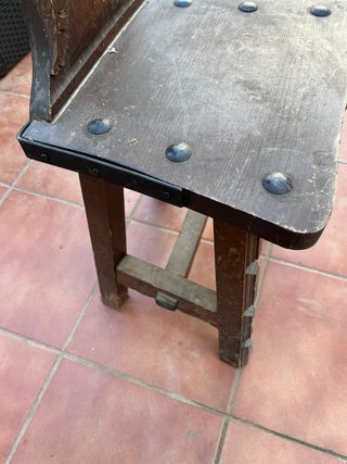 Silla madera antigua