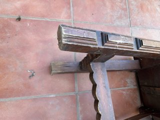 Silla madera antigua