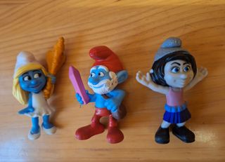 Figuras PVC Pitufos McDonald's