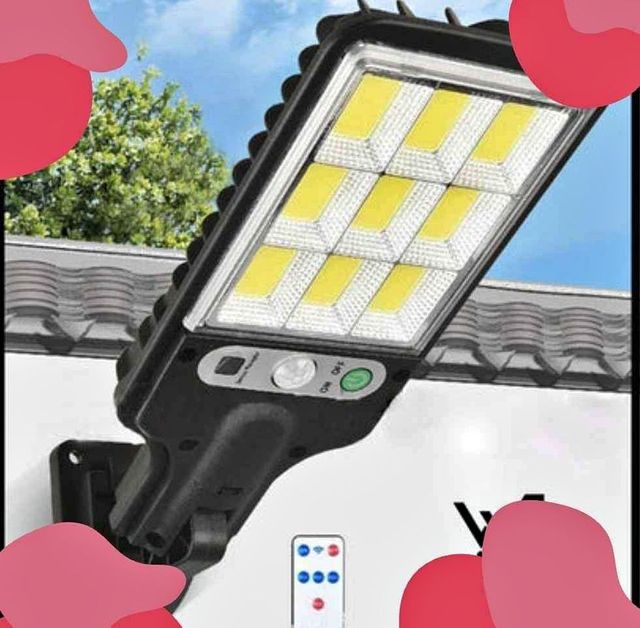 PACK 3 FAROLAS SOLARES DE 20 W Y CONTROL REMOTO ✔️