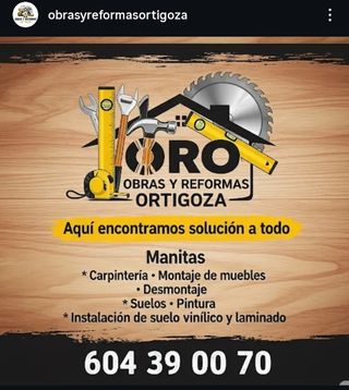 Manitas,pintor,suelos,montador, solucionamos todo