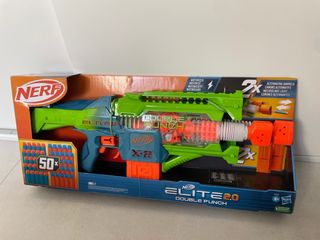 Pistola NERF elite Double Punch 2.0