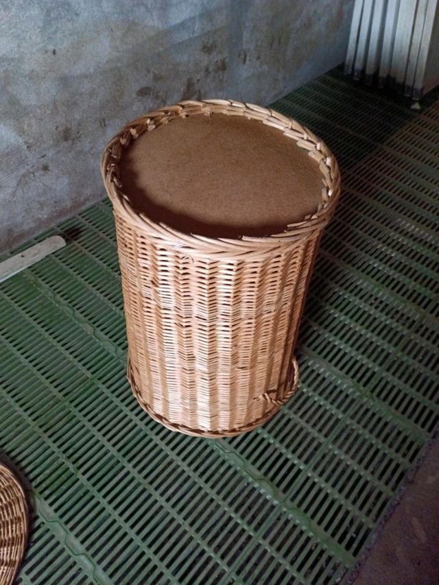 Cesto de mimbre para ropa