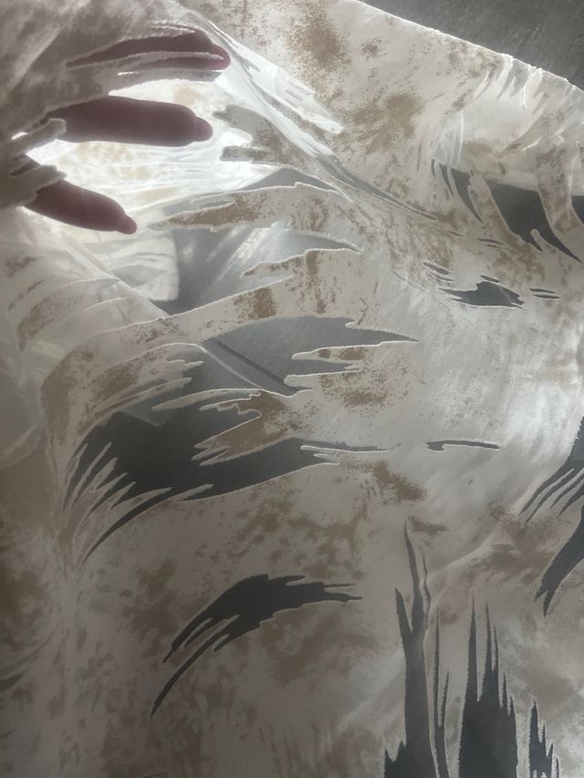 Tessuto mantovana cucita