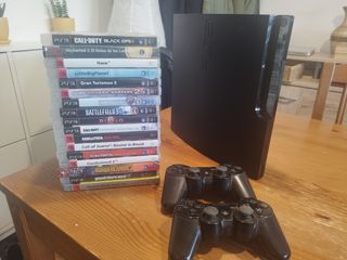 Mega Lote: PS3 + 17 Juegos + 2 mandos