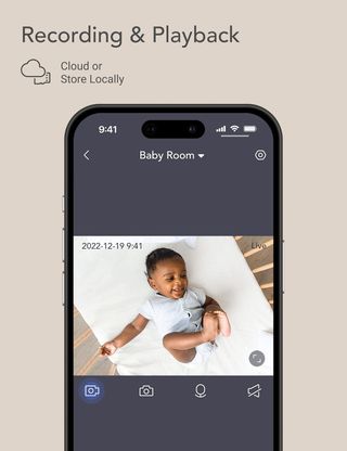 Nooie Cámara Interior 2K con Tarjeta Micro SD 32gb