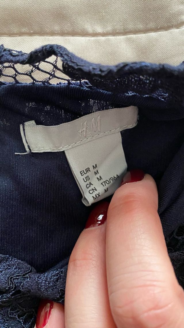 Maglietta elegante di pizzo H&M