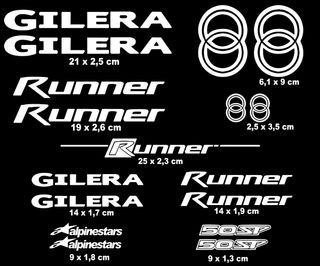 Pegatinas gilera runner