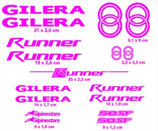 Pegatinas gilera runner