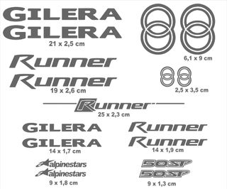 Pegatinas gilera runner