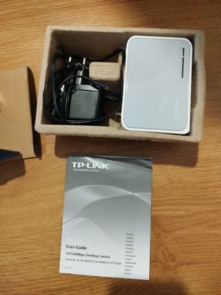 Puerto de 5 entradas W-lan Desktop Switch 