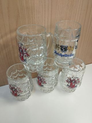 Bicchieri da birra vintage 