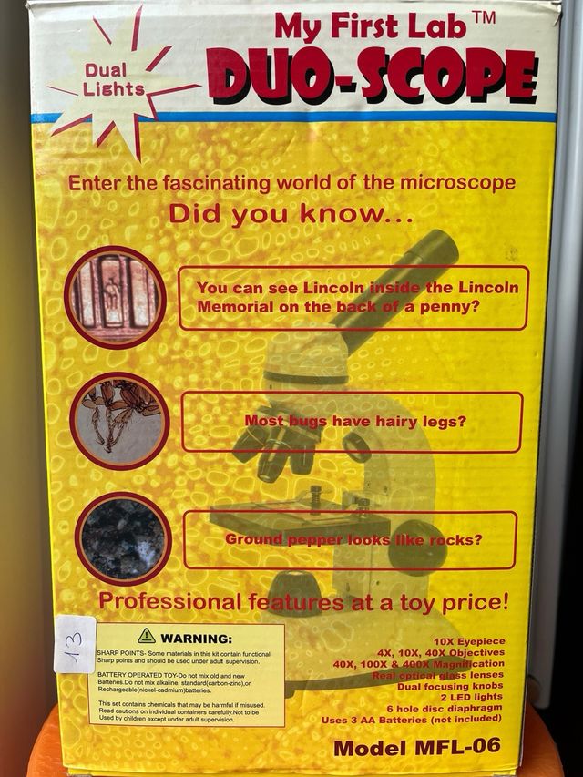 Microscopio educativo