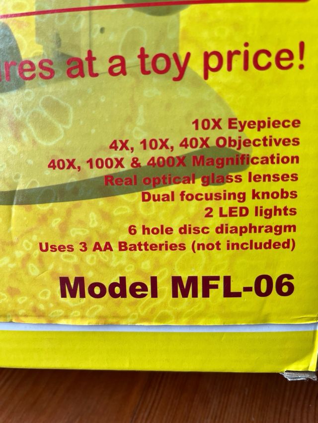 Microscopio educativo