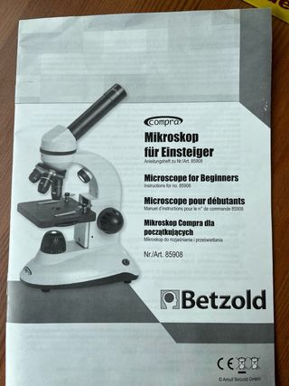 Microscopio educativo 