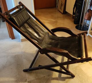 Amaca de cuero marrón