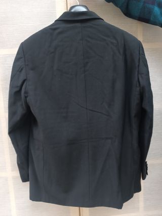 Smoking Negro de Lana Virgen Talla Grande