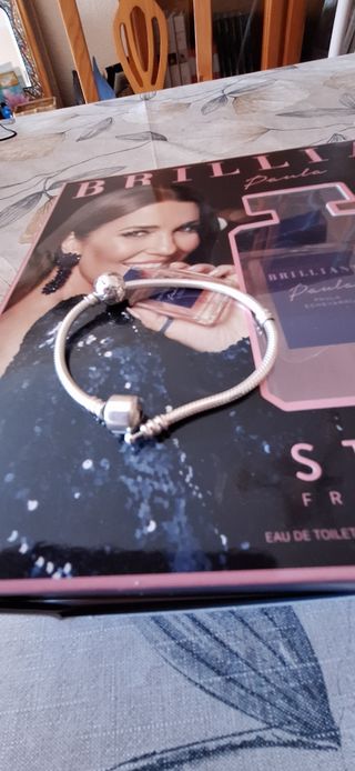 Pulsera serpenteada plata