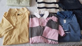 Lote de ropa de hombre de invierno.