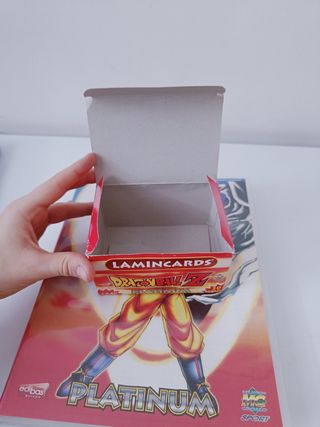 Caja Dragon ball Z platinum vacia
