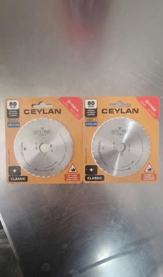 2 Cuchillo dentado de ceylan 80mm