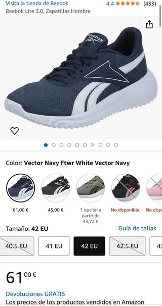 Zapatillas Reebok Lite 3.0