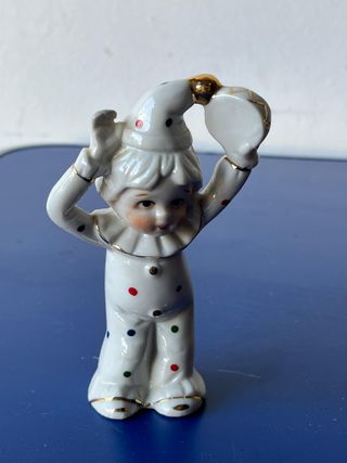 Bambino Clown Vintage in Ceramica