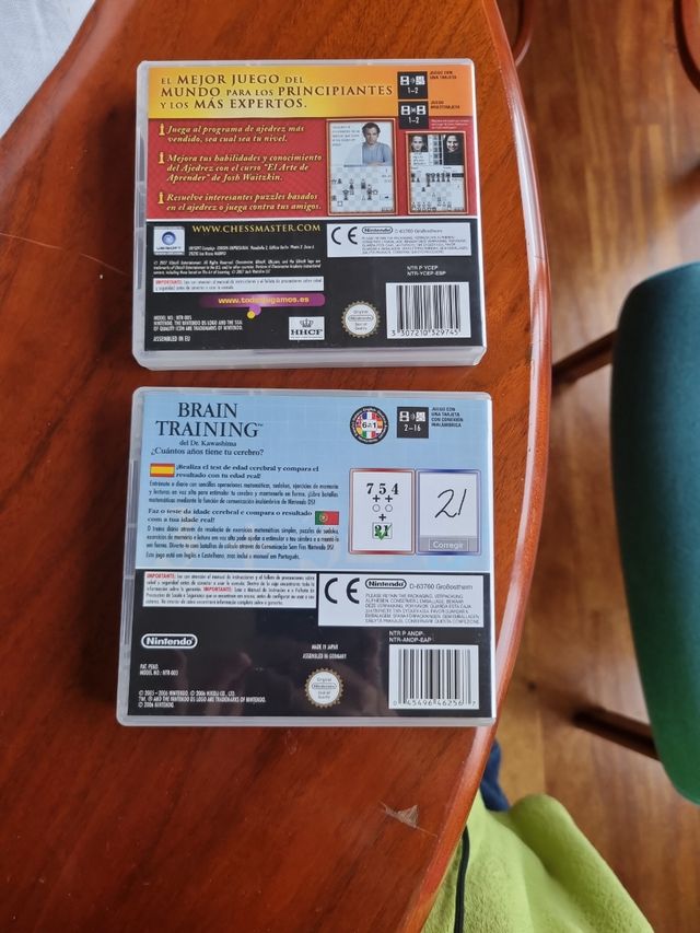 2 Juegos para Nintendo DS