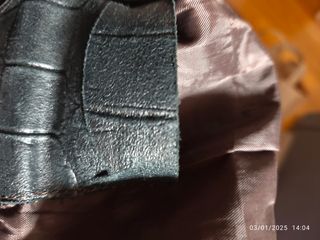 Bolso shoulder piel negra