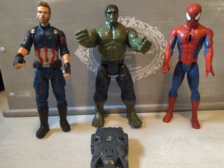 Superhéroes Spiderman capitan america