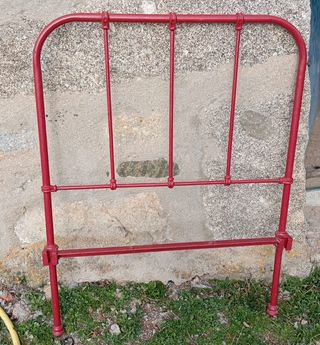 cabecero granate cama 90