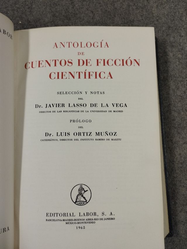 Antología cuentos de ficción cientifica