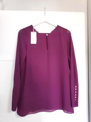 Blusa Sigma morada de Bimani Biombo 13