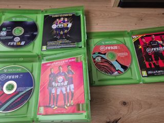 Pack Fifa 18, 19 y 20 xbox one