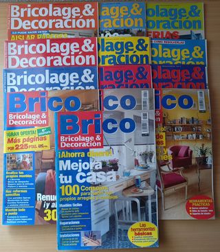 Lote Revistas Bricolaje (Bricolage & Decoración)