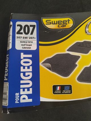 Alfombras para Peugeot 207/sw/+