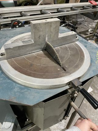 Tronzadora de aluminio