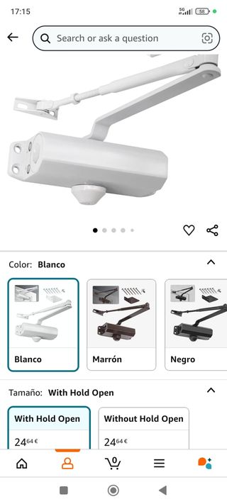 Cierrapuertas hidráulico Marie