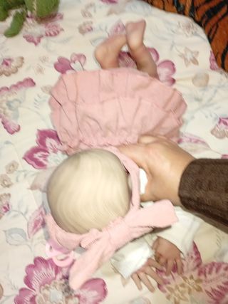 con cuerpo tela pelo pintado 3 D