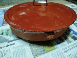 Cazuela de Barro+ tapa Sociedad/txoko